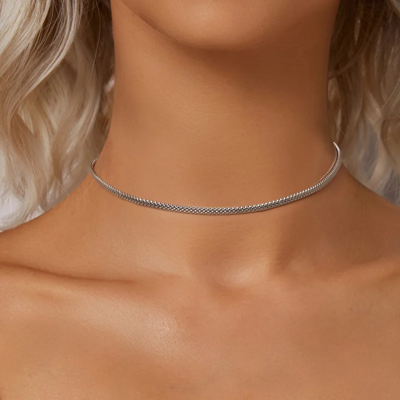 (image for) PANDORA Style Braided Necklace - BSA009 - View 4