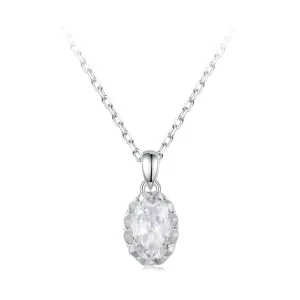 (image for) PANDORA Style Brilliant Beauty 1ct Moissanite Necklace (with one certificate) - MSN035
