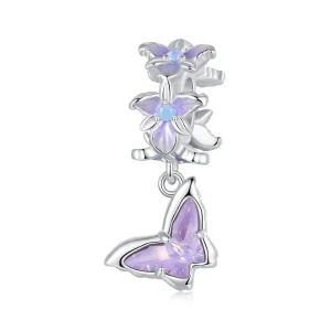 PANDORA Style Butterfly Iris Pendant - BSC1033 (image for) PANDORA Style Butterfly Iris Pendant - BSC1033