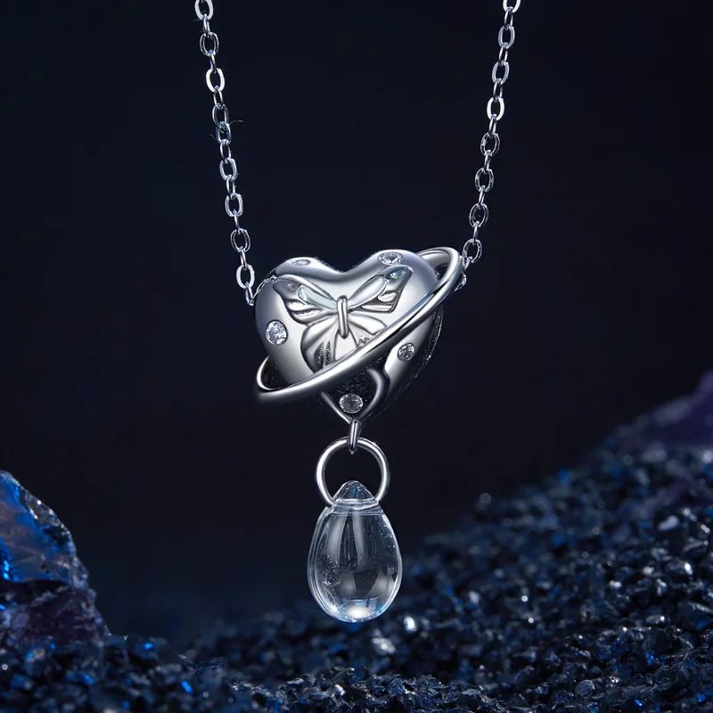 (image for) PANDORA Style Butterfly Planet Dangle - SCC2787 - View 3