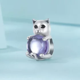 PANDORA Style Cat lucky stone charm - SCC2796 PANDORA Style Cat lucky stone charm - SCC2796