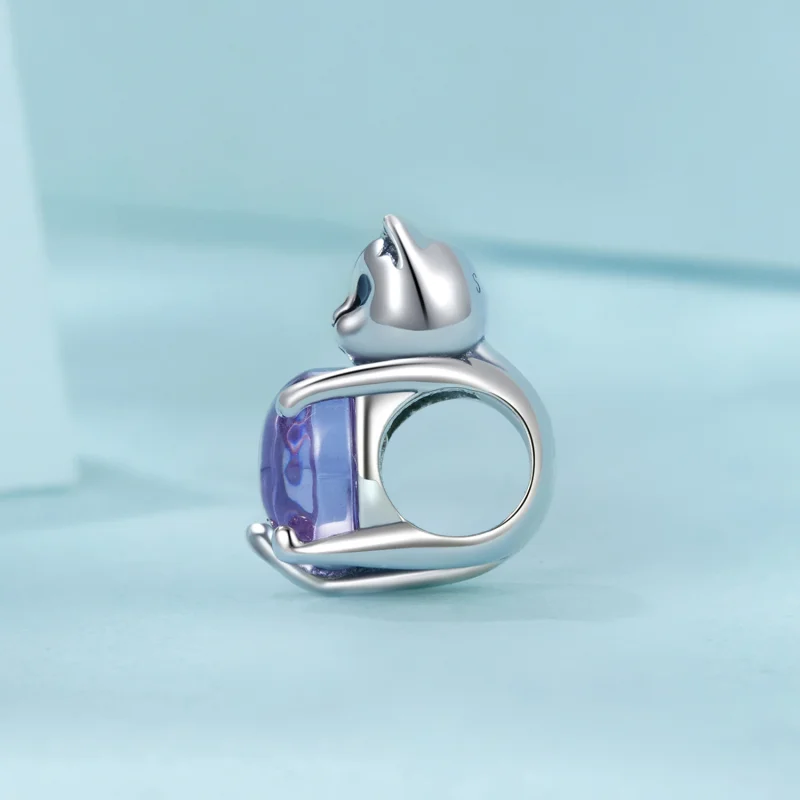 (image for) PANDORA Style Cat lucky stone charm - SCC2796 - View 3