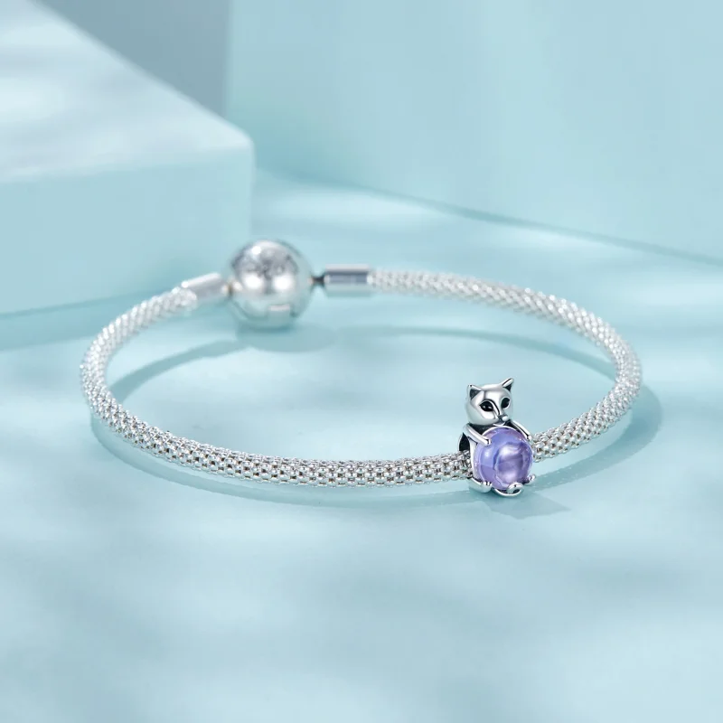 (image for) PANDORA Style Cat lucky stone charm - SCC2796 - View 5