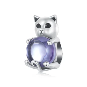 (image for) PANDORA Style Cat lucky stone charm - SCC2796