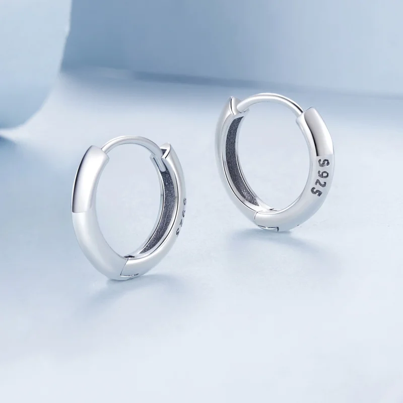 (image for) PANDORA Style Classic sterling silver earrings - BSE1016 - View 3