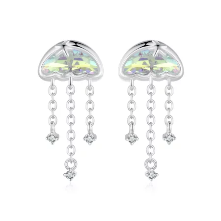 PANDORA Style Colorful jellyfish earrings - SCE1742