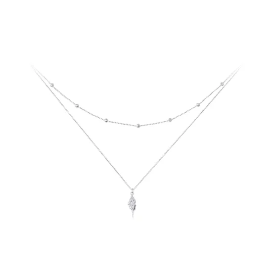 PANDORA Style Conch Shell Necklace - BSN387