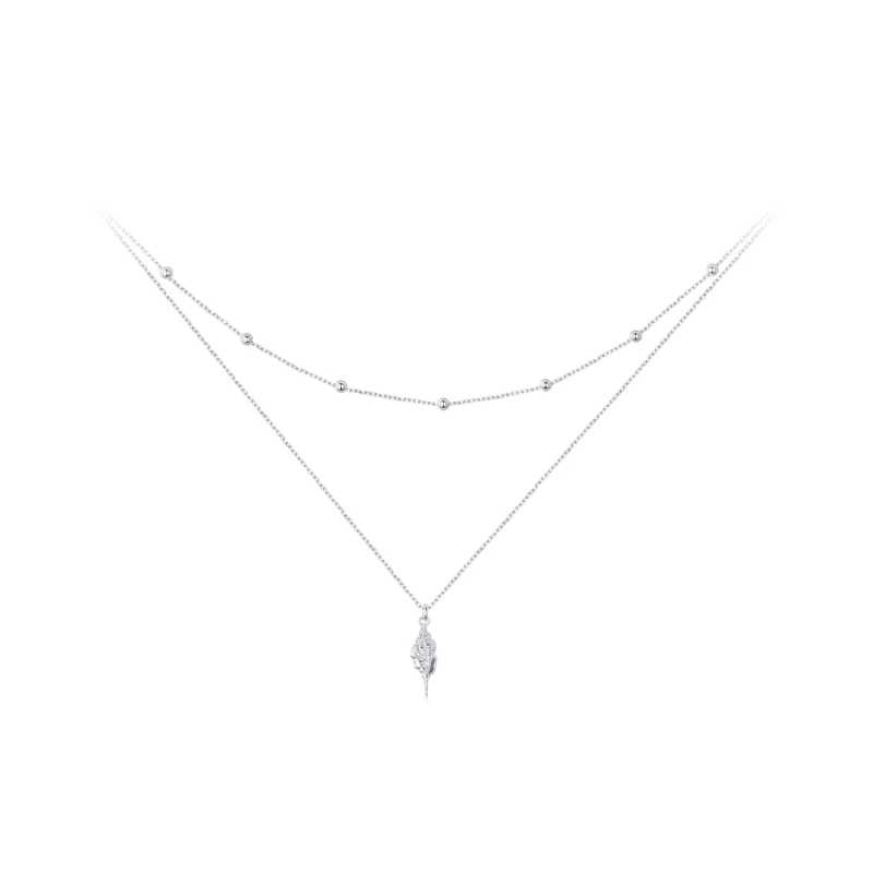 (image for) PANDORA Style Conch Shell Necklace - BSN387 - Product Image