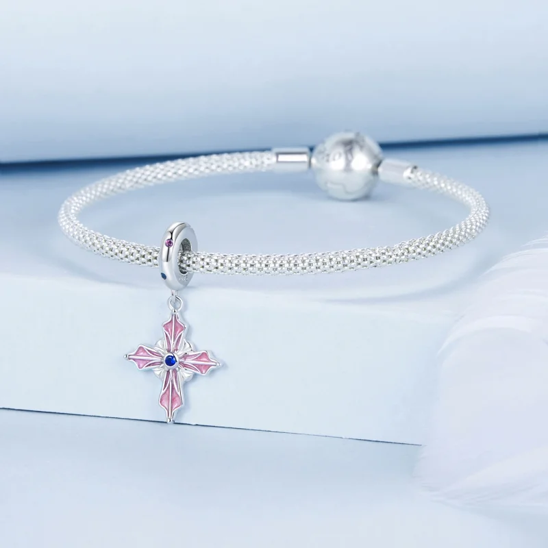(image for) PANDORA Style Cross Pendant - BSC1023 - View 3