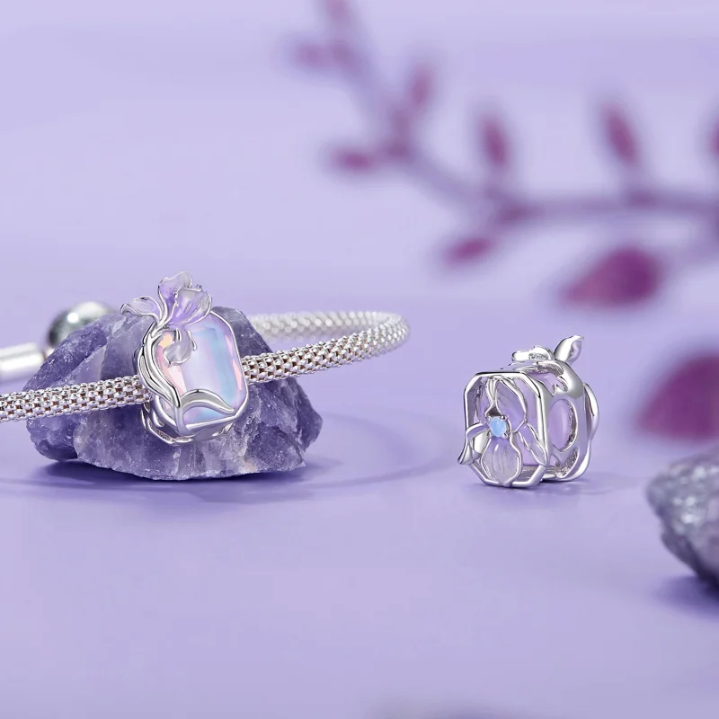 (image for) PANDORA Style Crystal Iris charm - BSC1032 - View 4