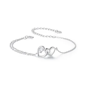 (image for) PANDORA Style Double Heart Bracelet - BSB178