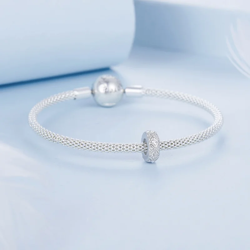 (image for) PANDORA Style Embossed pattern silicone spacer charm - BSC1011 - View 5