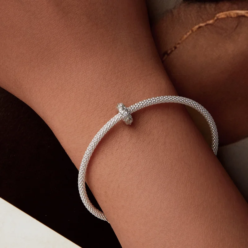 (image for) PANDORA Style Embossed pattern silicone spacer charm - BSC1011 - View 7