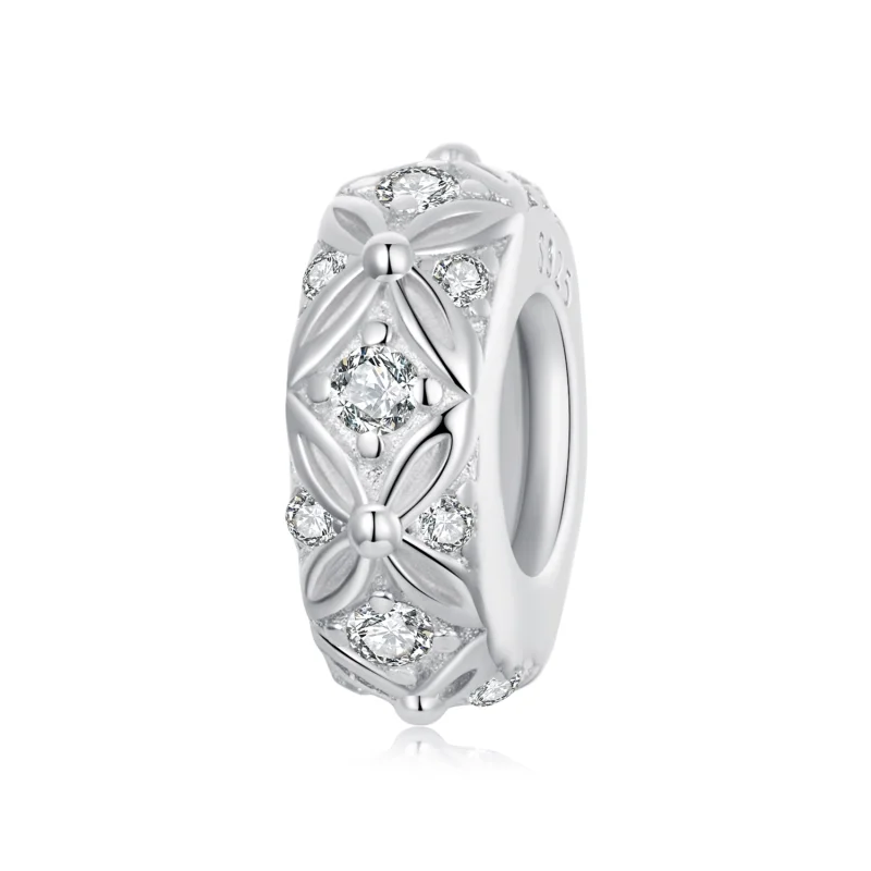 (image for) PANDORA Style Embossed pattern silicone spacer charm - BSC1011 - Product Image