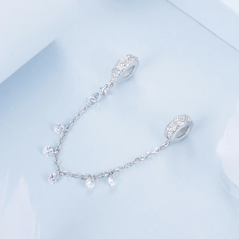 (image for) PANDORA Style Embossed silicone safety chain - BSC1012 - View 2