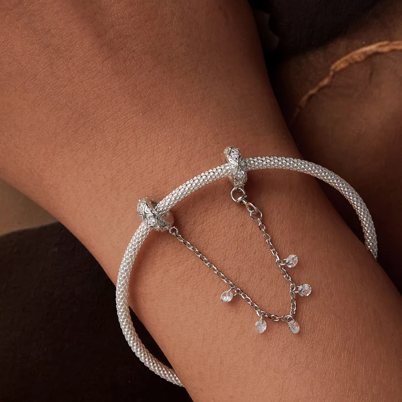 (image for) PANDORA Style Embossed silicone safety chain - BSC1012 - View 6