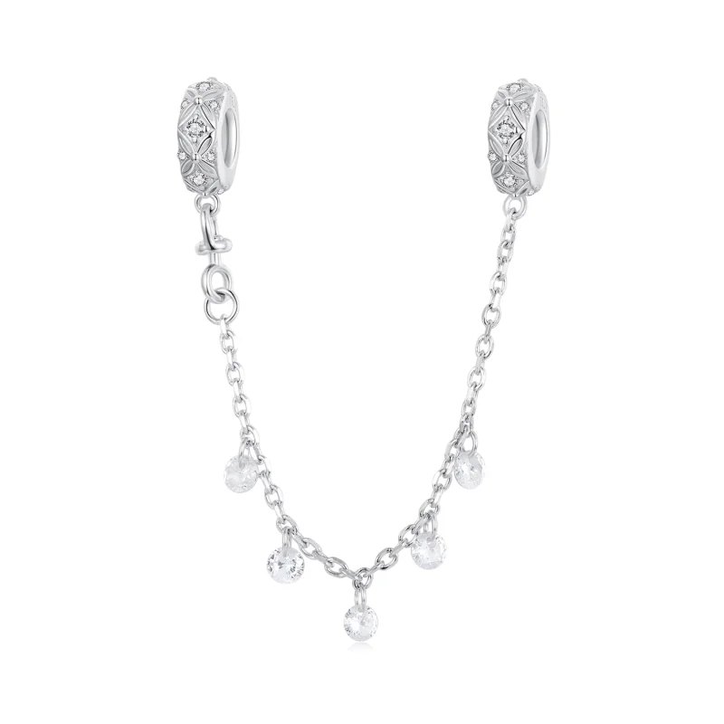 (image for) PANDORA Style Embossed silicone safety chain - BSC1012 - Product Image