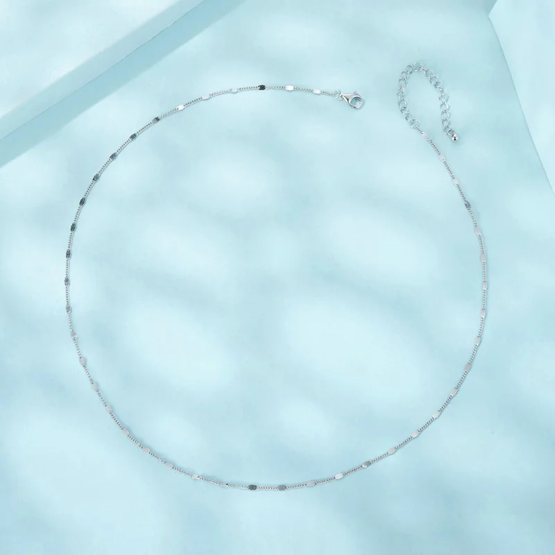 (image for) PANDORA Style Exquisite sparkling basic necklace - SCA030 - View 3