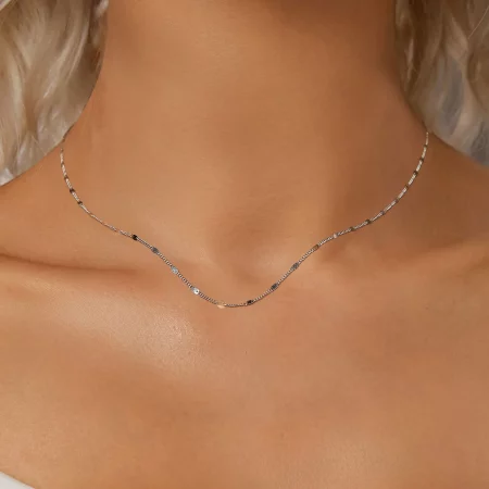 PANDORA Style Exquisite sparkling basic necklace - SCA030