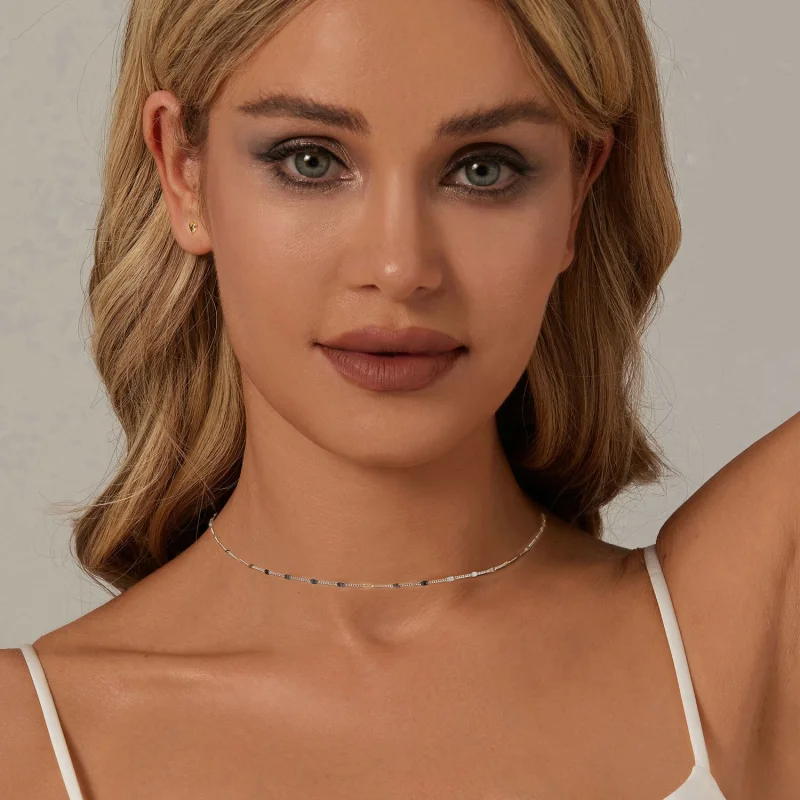 (image for) PANDORA Style Exquisite sparkling basic necklace - SCA030 - View 6