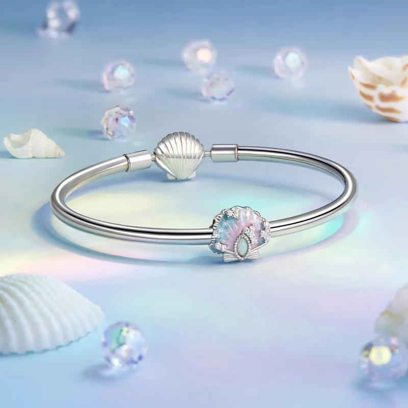 (image for) PANDORA Style Fantasy colorful shell charm - BSC1017 - View 5