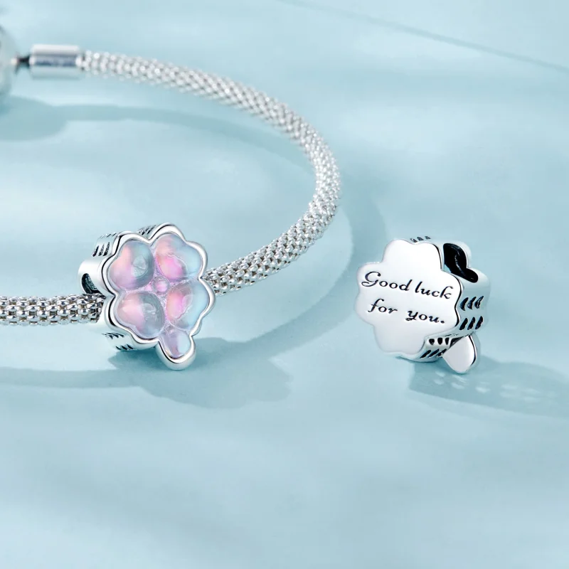 (image for) PANDORA Style Four Leaf Clover charm - SCC2780 - View 4