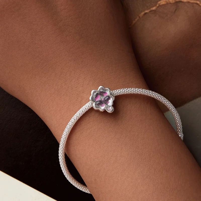 (image for) PANDORA Style Four Leaf Clover charm - SCC2780 - View 7