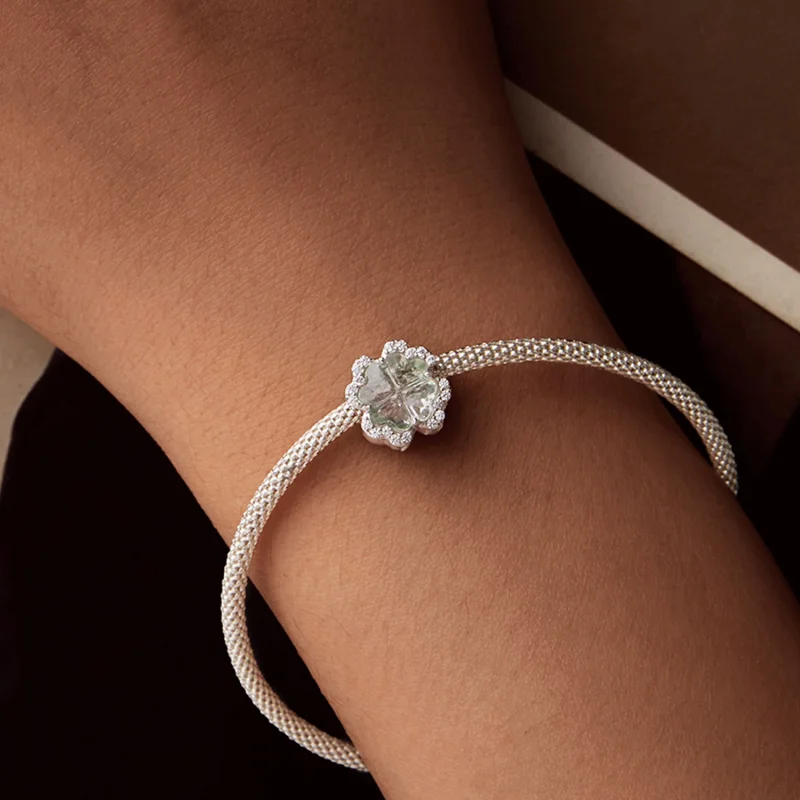 (image for) PANDORA Style Four Leaf Clover charm - SCC2803 - View 7