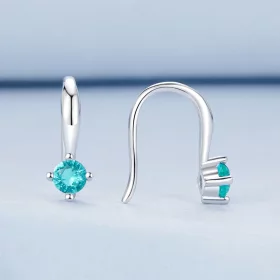 PANDORA Style Green ear hooks - BSE1029 PANDORA Style Green ear hooks - BSE1029