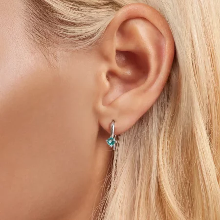 PANDORA Style Green ear hooks - BSE1029