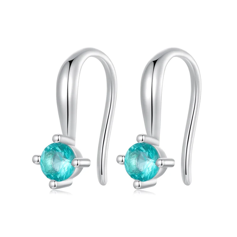 (image for) PANDORA Style Green ear hooks Earrings - BSE1029 - Product Image