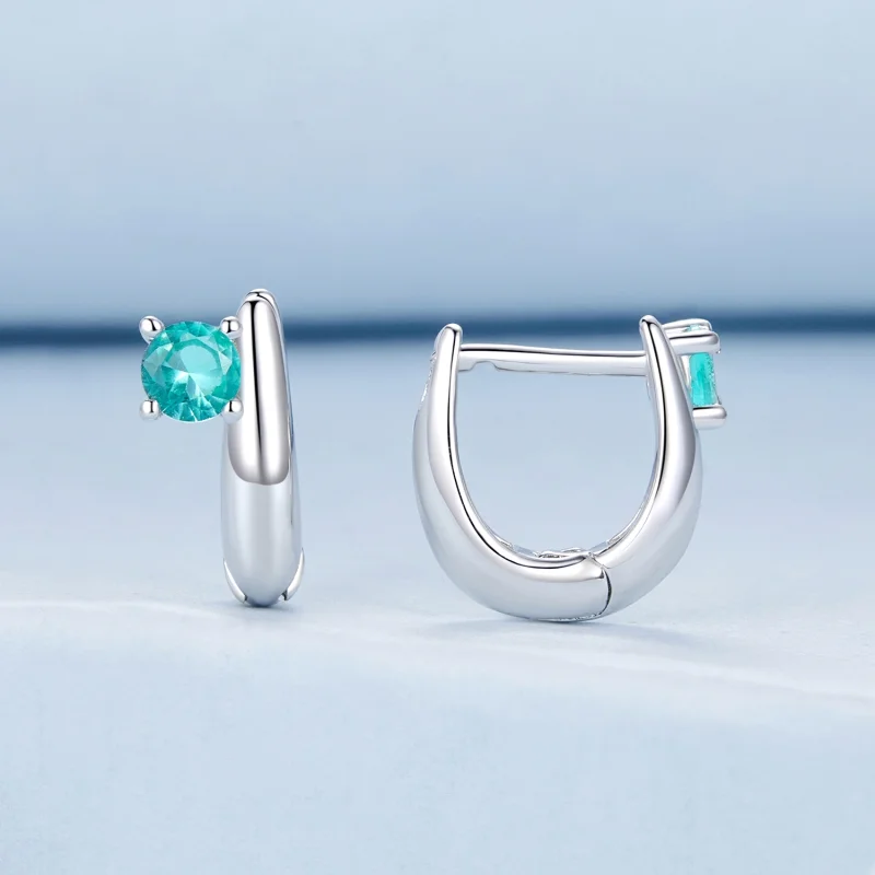 (image for) PANDORA Style Green earrings - BSE1030 - View 2