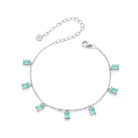 PANDORA Style Green small tassel bracelet - BSB168