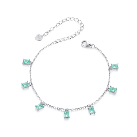 PANDORA Style Green small tassel bracelet - BSB168