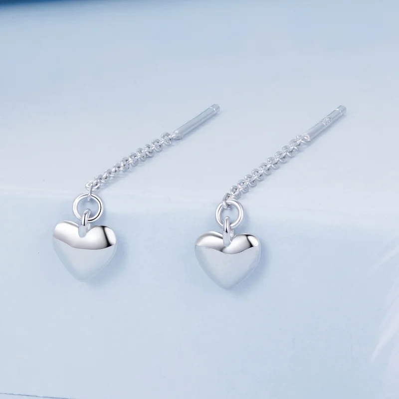(image for) PANDORA Style Heart earrings - BSE1006 - View 2