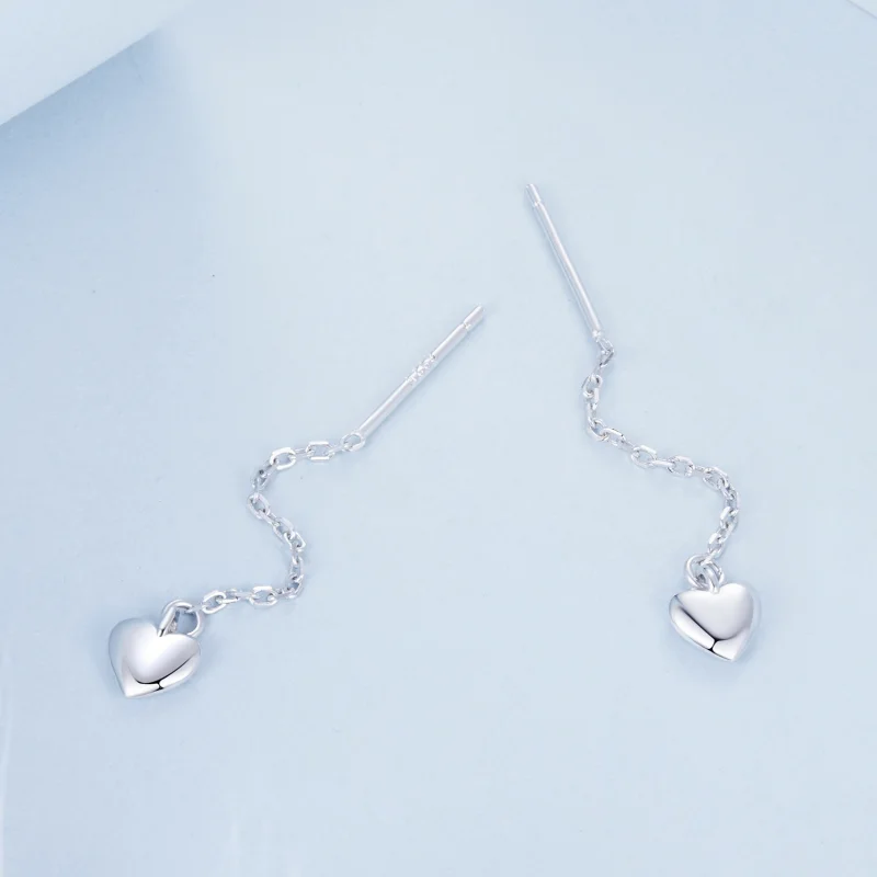 (image for) PANDORA Style Heart earrings - BSE1006 - View 3