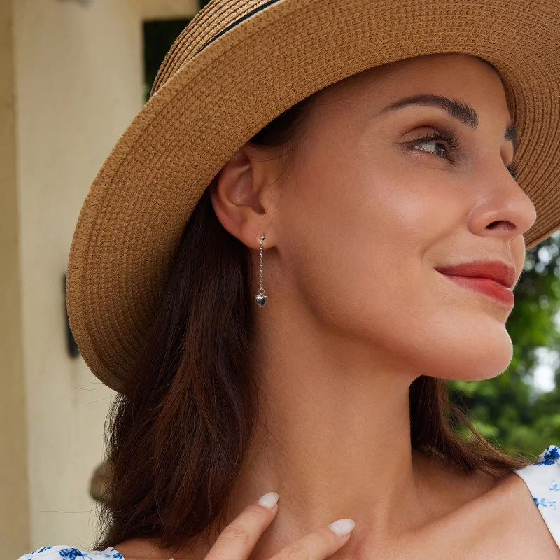 (image for) PANDORA Style Heart earrings - BSE1006 - View 7