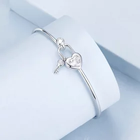 PANDORA Style Heart-Shaped Interlocking Bracelet - BSB170 PANDORA Style Heart-Shaped Interlocking Bracelet - BSB170