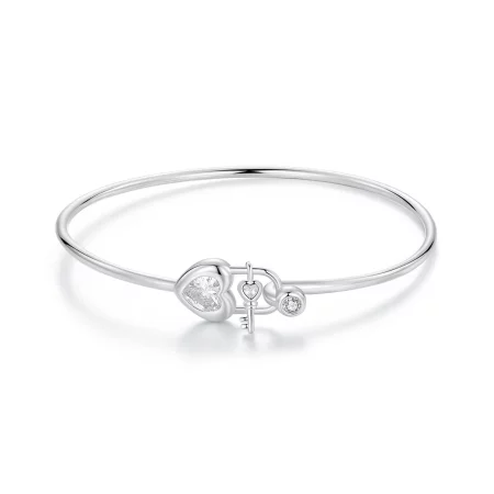 PANDORA Style Heart-Shaped Interlocking Bracelet - BSB170