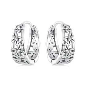 PANDORA Style Hollow butterfly earrings - SCE1746