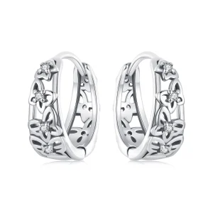 (image for) PANDORA Style Hollow butterfly earrings - SCE1746