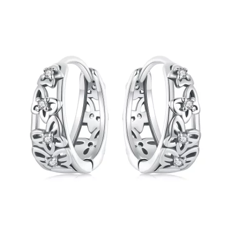 PANDORA Style Hollow butterfly earrings - SCE1746