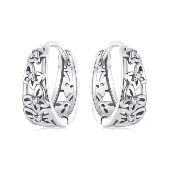 PANDORA Style Hollow butterfly earrings - SCE1746