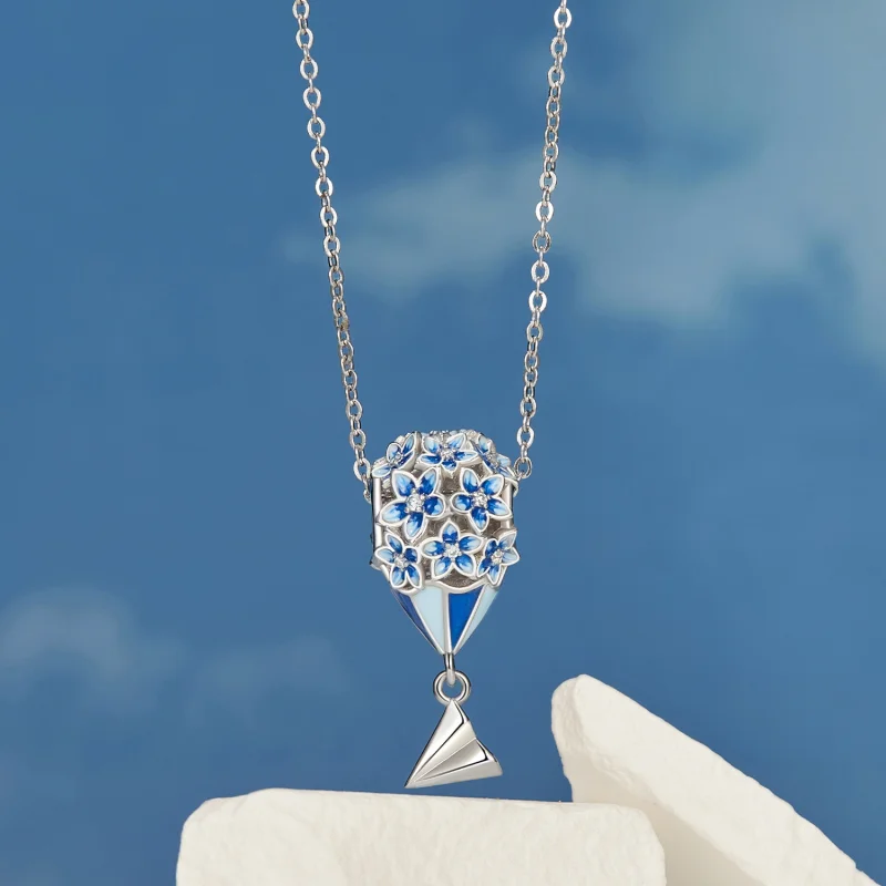 (image for) PANDORA Style Hot Air Balloon Dangle - BSC1026 - View 3