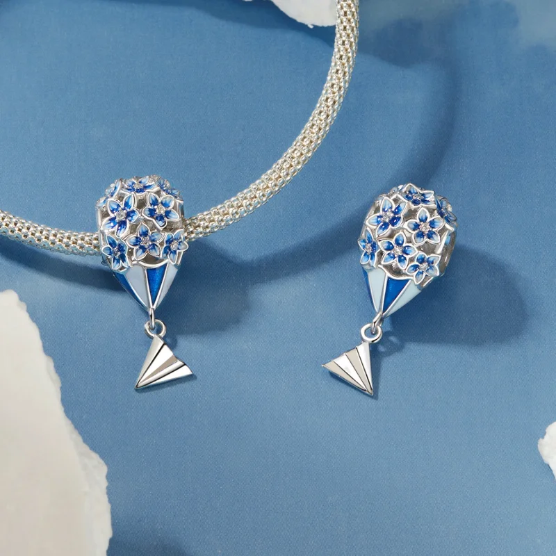 (image for) PANDORA Style Hot Air Balloon Dangle - BSC1026 - View 5