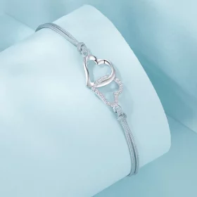 PANDORA Style Interlocking Hearts Bracelet - SCB274 PANDORA Style Interlocking Hearts Bracelet - SCB274