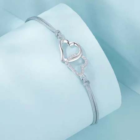 PANDORA Style Interlocking Hearts Bracelet - SCB274