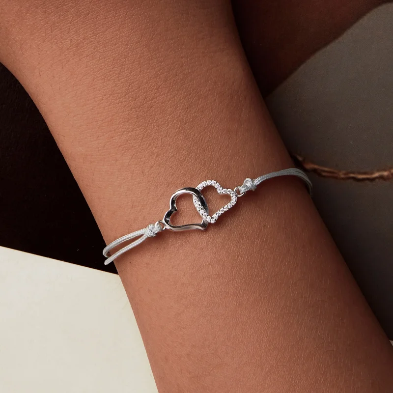 (image for) PANDORA Style Interlocking Hearts Bracelet - SCB274 - View 8