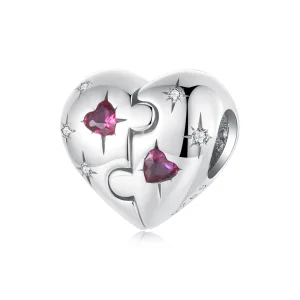 (image for) PANDORA Style Jigsaw heart charm - SCC2775