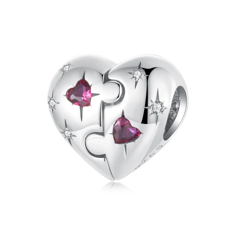 (image for) PANDORA Style Jigsaw heart charm - SCC2775 - Product Image